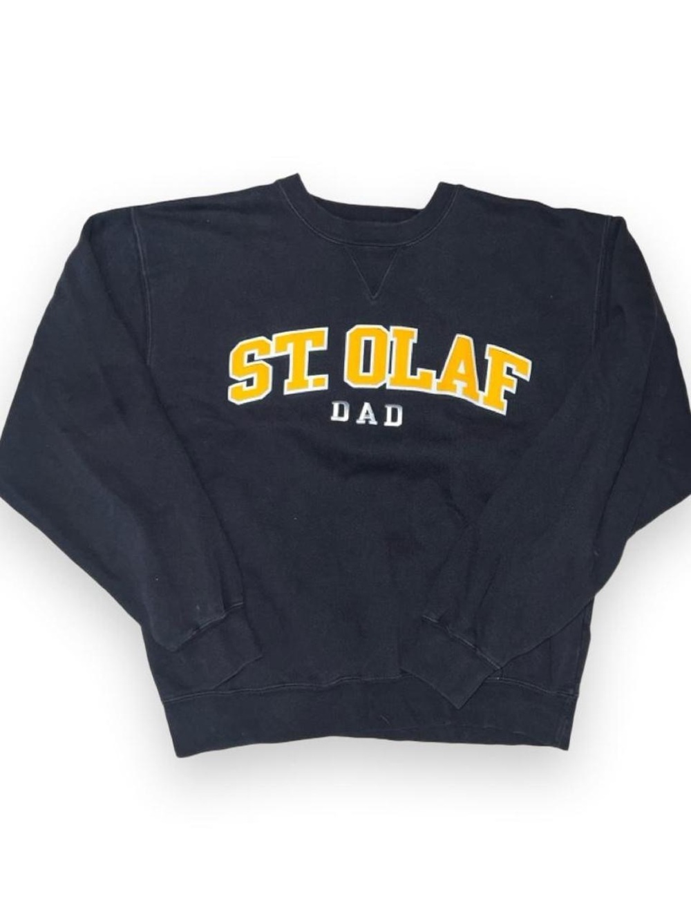 Minnesota St. Olaf Dad Black Crew Neck Sweatshirt
